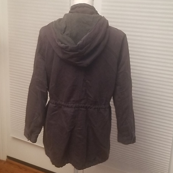 LOFT charcoal utility coat MP - Picture 3 of 4